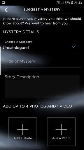 Unsolved Mysteries Mobile App screenshot 6
