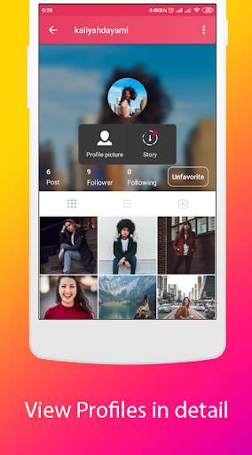 Zoomy for Instagram - Big HD profile photo picture screenshot 4