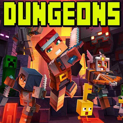 DUNGEONS— Minecraft MMO Map for Minecraft PE 7.1