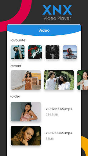 XNX Video Player - All Format Full Video HD Player screenshot 1