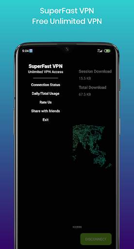 SuperFast VPN Free unlimited vpn worldwide screenshot 7