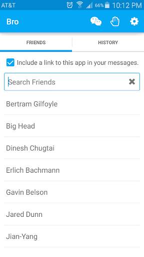 Bro 2 Bro Messenger screenshot 1