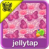 Pink Butterfly Go SMS Theme 1.2