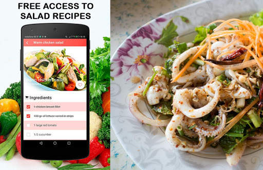 Salad recipes free. Low carb, easy & healthy food. screenshot 9
