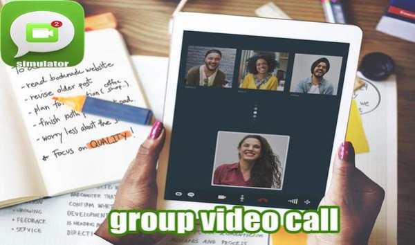 Free Group Video Call For Whatsapp - Simulated screenshot 1