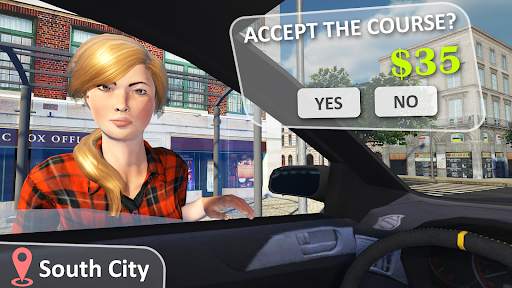 City Taxi Driving Simulator 3D screenshot 3