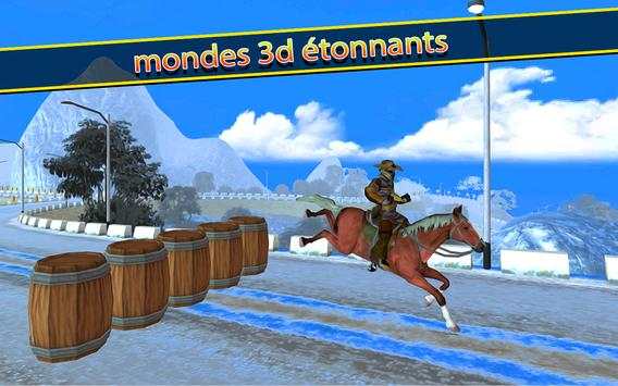 Simulateur d'équitation 3D: jeu mobile jockey screenshot 2