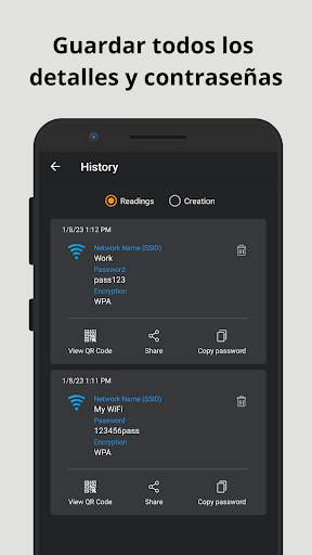 WiFi QrCode Escáner contraseña screenshot 3