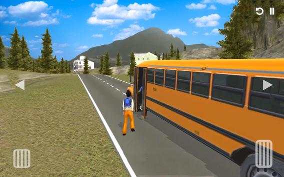 Kids Bus : High School Transport Driving Game 3D screenshot 1