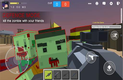 Pixel Zombie Gun 3D - FPS Online screenshot 2