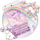 Mystical Unicorn Keyboard Theme 10001004