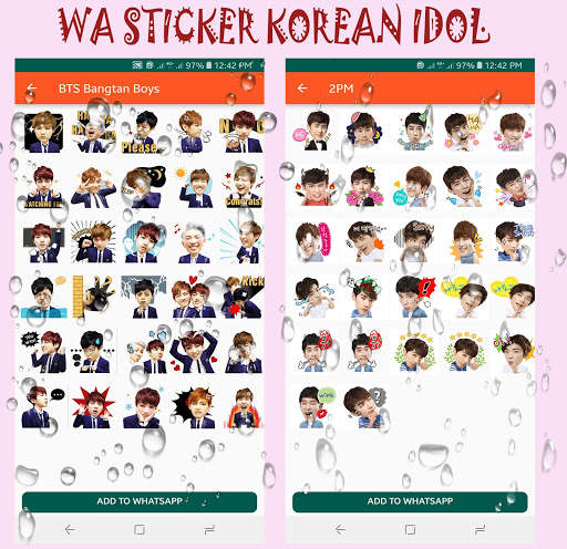 WAStickerApps Korean KPOP Lover WA Sticker screenshot 1
