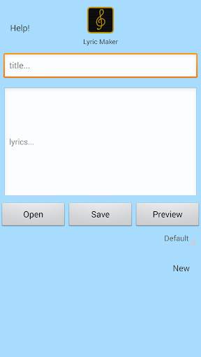 Lyric Maker screenshot 1