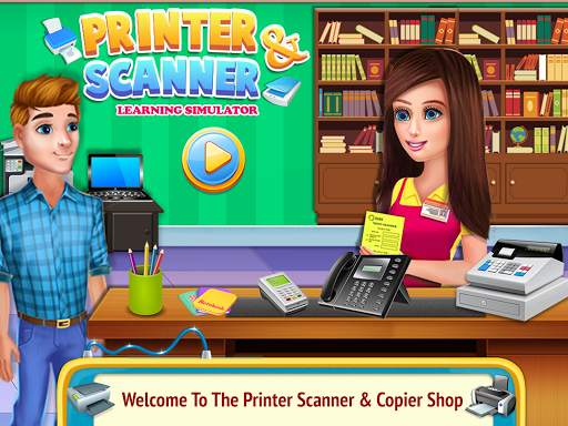Printer Machine & Scanner Learning Simulator screenshot 1