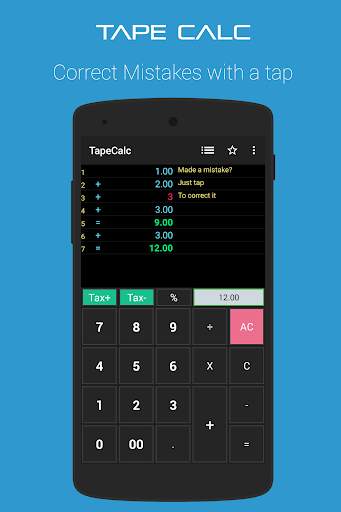 TapeCalc screenshot 2