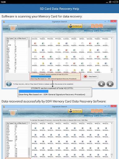 SD Card Data Recovery Help screenshot 16