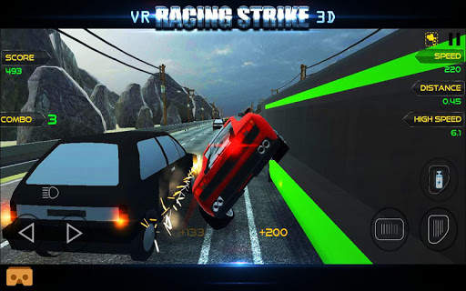 Racing Strike 3D/VR : Virtual Stunt Free Car Games screenshot 4