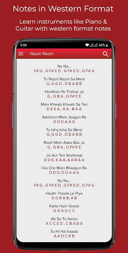 Sargam And Piano Notes screenshot 3