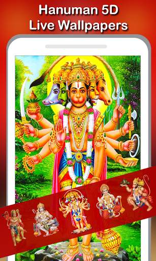 5D Hanuman Live Wallpaper screenshot 1
