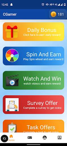 CGamer - Earn Money 2021, Free Diamond, UC screenshot 2