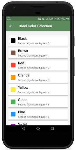 Resistor Color Code And SMD Code Calculator screenshot 4