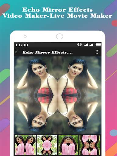 Echo Mirror Effects Video Maker-Live Movie Maker screenshot 9