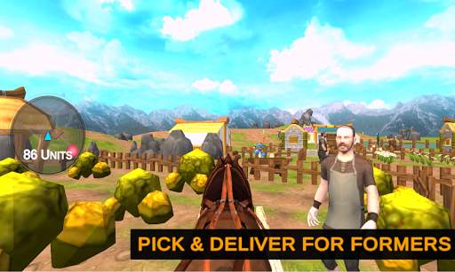 Horse Cart Offroad Farming Transport Simulator screenshot 4