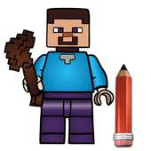 How To Draw Minecraft Legos
