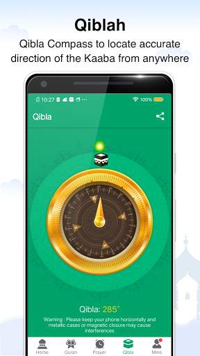 Prayer times, Quran and azan & Qibla-Vmuslim Pro screenshot 6