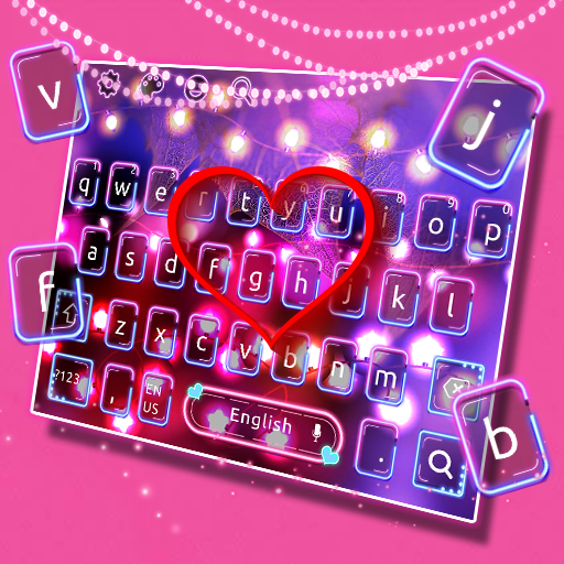 Neon Led Keyboard Lighting Theme 2021 icon