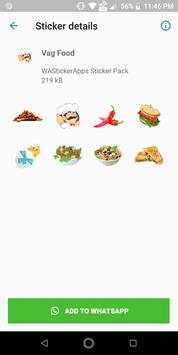 WAStickerApps Food Sticker Pack for WhatsApp screenshot 4