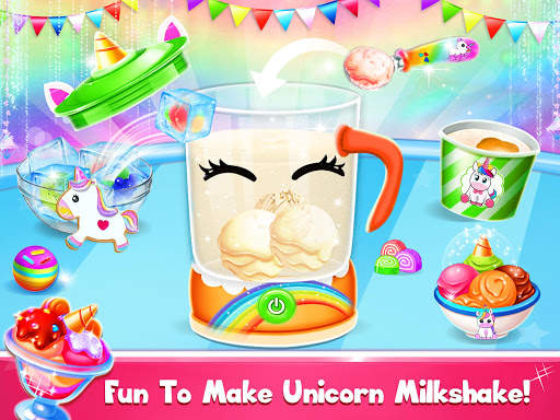 Unicorn Milkshake Maker Chef screenshot 2