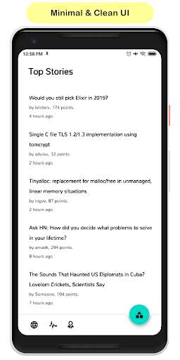 Smart News : minimal hacker news reader screenshot 2