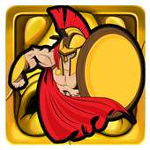 Tample King Spartan 3D logo