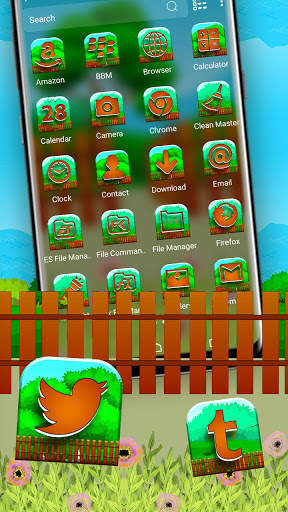 Frontyard Nature Launcher Theme screenshot 2