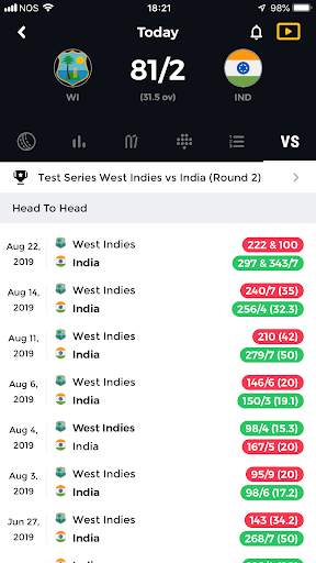 SkyScore - Live Scores and Sports News screenshot 4
