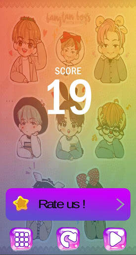 BTS Chibi Piano Tiles screenshot 5