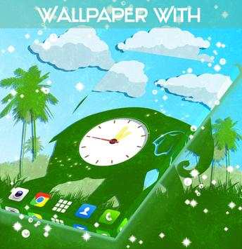 Wallpaper With Clock screenshot 2