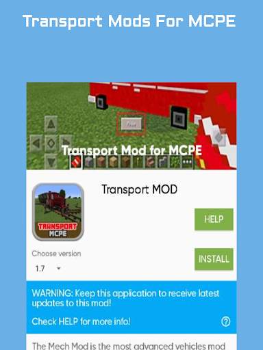 Transport Mod for MCPE screenshot 10