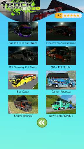 Bussid Mod Truck Strobo screenshot 3