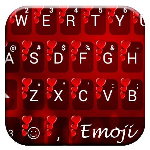 Valentine Red 2 Emoji Keyboard 100