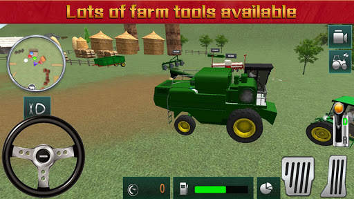 Farmer Harvest Simulator 3D - Tractor Hauling screenshot 1