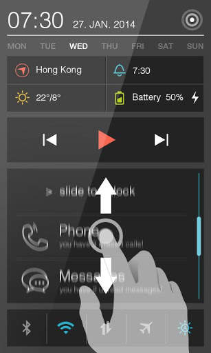 Top Black GO Locker Theme screenshot 2