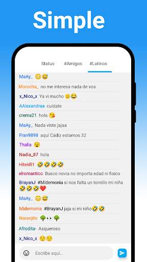 LatinChat - Chat Latino screenshot 1