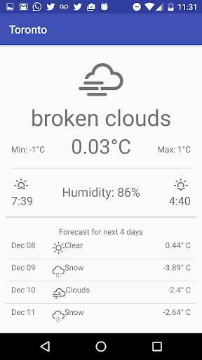 OpenWeather скриншот 2