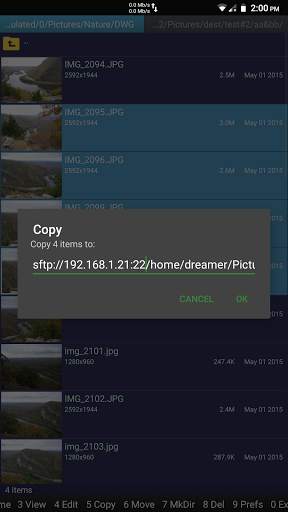 SFTP plugin to Ghost Commander screenshot 3