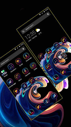 Colorfull APUS Launcher Theme screenshot 2