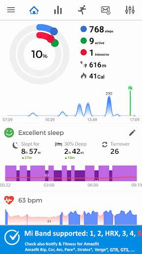 Notify for Mi Band (up to 7) screenshot 1