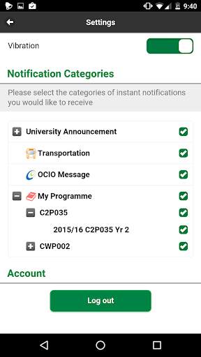 EdUHK Notifications screenshot 4