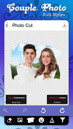 Couple Photo Suit Editor screenshot 1
